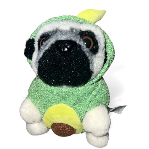Gund Avocado Doug the Pug Plush 5" Hooded Costume Stuffed Animal Toy - Picture 1 of 4